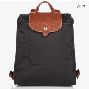 Longchamp Le Pliage Black Women's Backpack w/FLAW